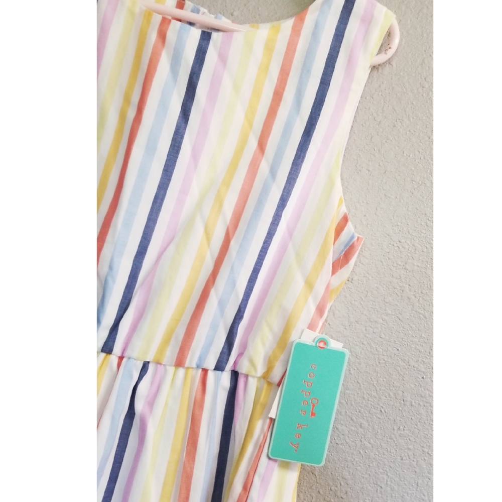 New! Copper Key Sleeveless Dress